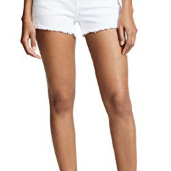 7 FOR ALL MANKIND Frayed Denim Shorts - Picture 7 of 8